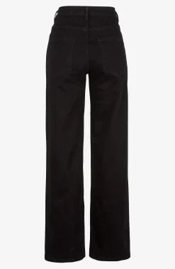 Høj Talje|Straight Fit-Cellbes of Sweden Brede jeans med høj talje Renata Sort / Denim