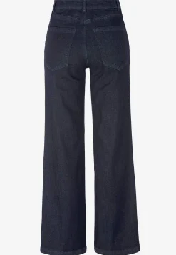 Straight Fit|Stretch Jeans-Cellbes of Sweden Brede jeans med syede pressefolder Mia | Cellbes