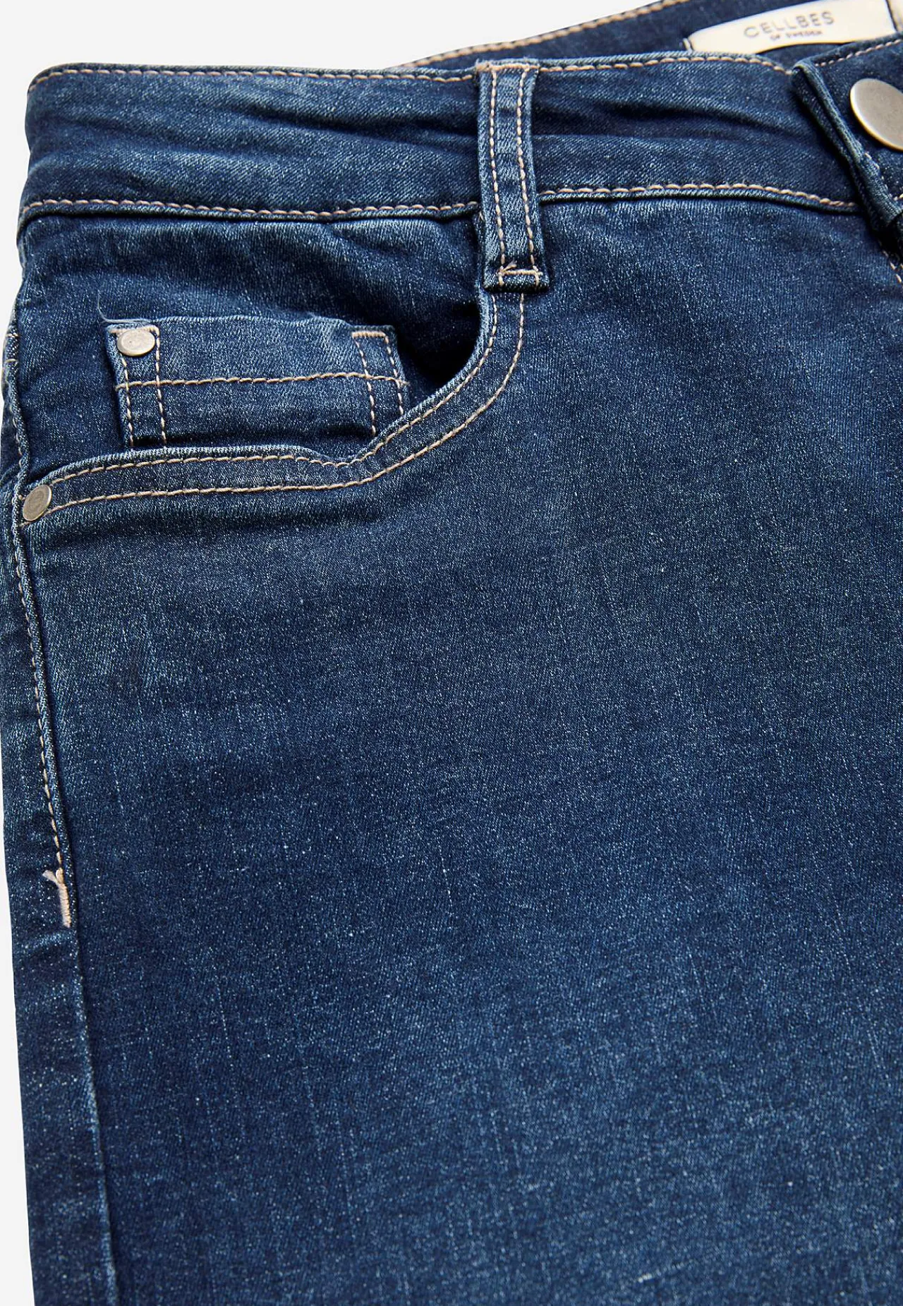 Høj Talje|Straight Fit- Brede, lange jeans med høj talje Renata | Cellbes