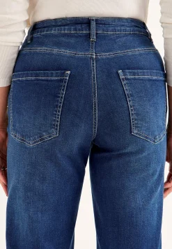 Høj Talje|Straight Fit- Brede, lange jeans med høj talje Renata | Cellbes