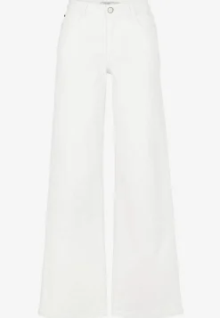 Høj Talje|Straight Fit-Cellbes of Sweden Brede, lange jeans med høj talje Renata Hvid denim
