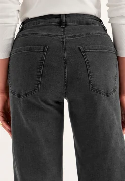 Høj Talje|Straight Fit- Brede, lange jeans med høj talje Renata | Cellbes