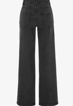 Høj Talje|Straight Fit- Brede, lange jeans med høj talje Renata | Cellbes