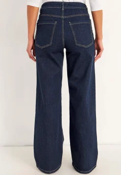 Høj Talje|Straight Fit- Brede, lange jeans med høj talje Renata | Cellbes