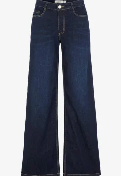 Høj Talje|Straight Fit- Brede, lange jeans med høj talje Renata | Cellbes