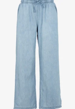Forårsbukser|Vide Bukser-Cellbes of Sweden Bukser i denim med brede ben Lyseblå / Denim