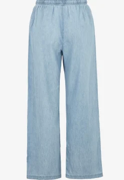 Forårsbukser|Vide Bukser-Cellbes of Sweden Bukser i denim med brede ben Lyseblå / Denim