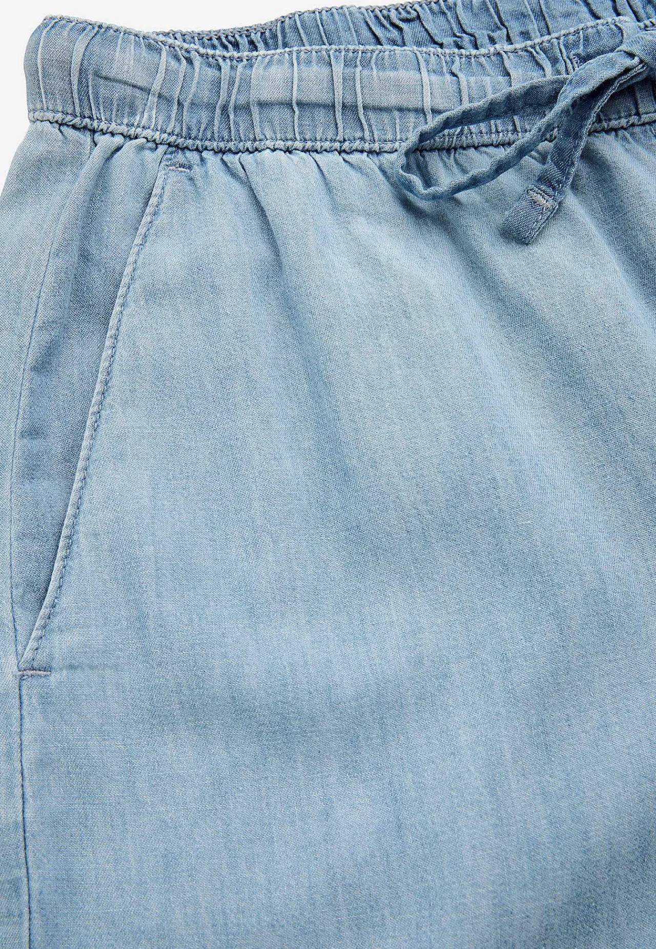 Forårsbukser|Vide Bukser-Cellbes of Sweden Bukser i denim med brede ben Lyseblå / Denim