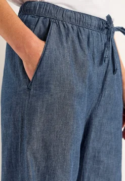 Forårsbukser|Vide Bukser-Cellbes of Sweden Bukser i denim med brede ben Mellemblå / Denim