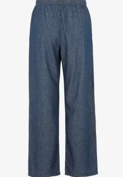 Forårsbukser|Vide Bukser-Cellbes of Sweden Bukser i denim med brede ben Mellemblå / Denim