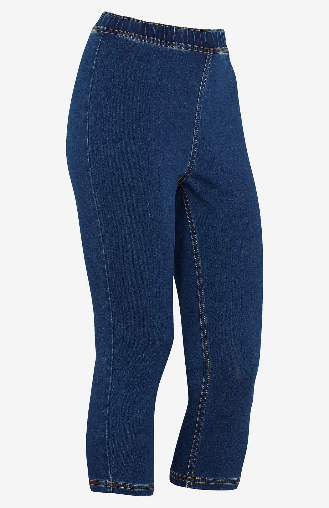 Caprileggings|Capribukser- Capri leggings i Denim