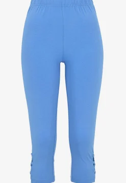 Caprileggings|Flerpak Leggings-Cellbes of Sweden Capri leggings med dejlige detaljer 2-pack Blå + Sort