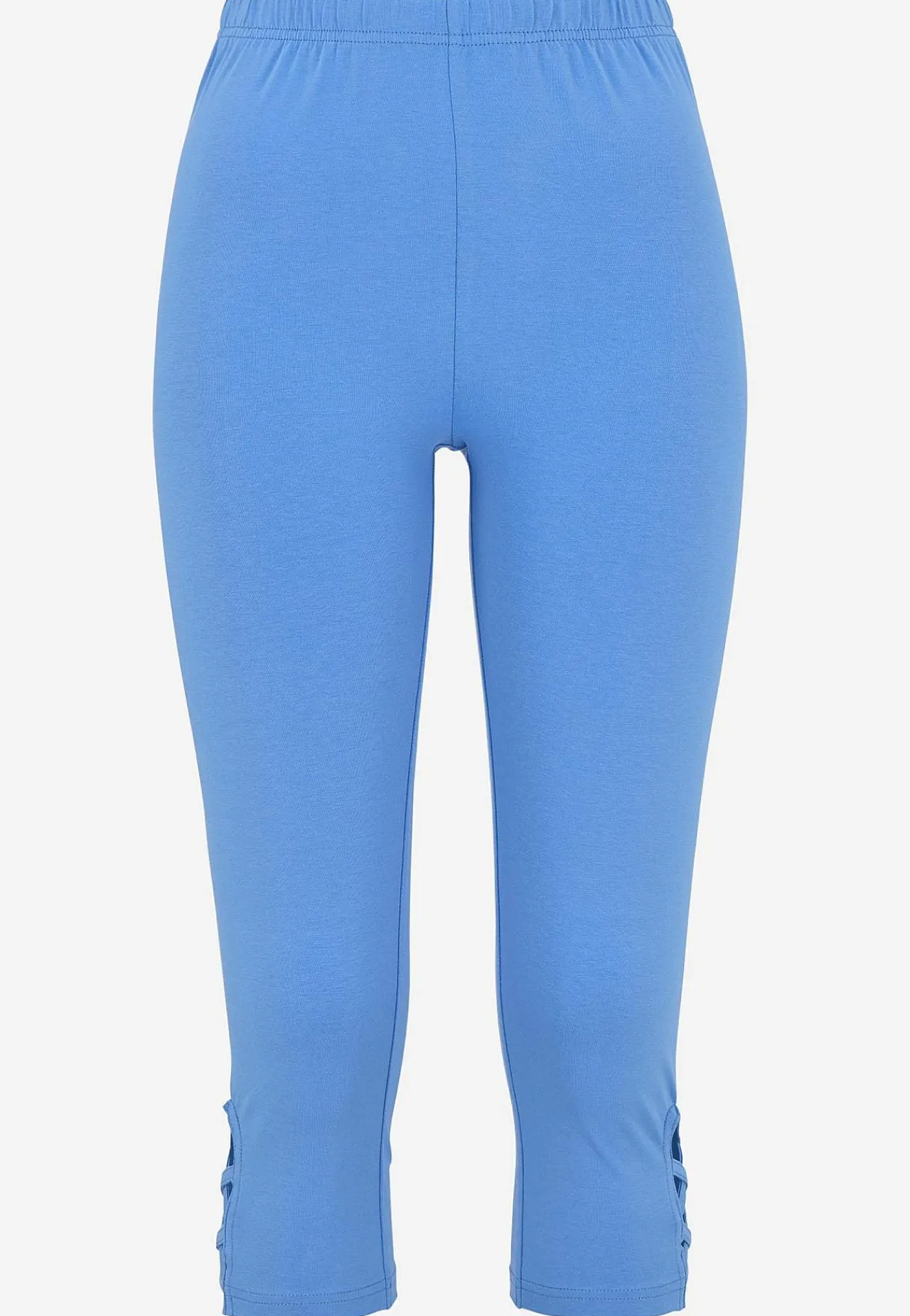 Caprileggings|Flerpak Leggings-Cellbes of Sweden Capri leggings med dejlige detaljer 2-pack Blå + Sort