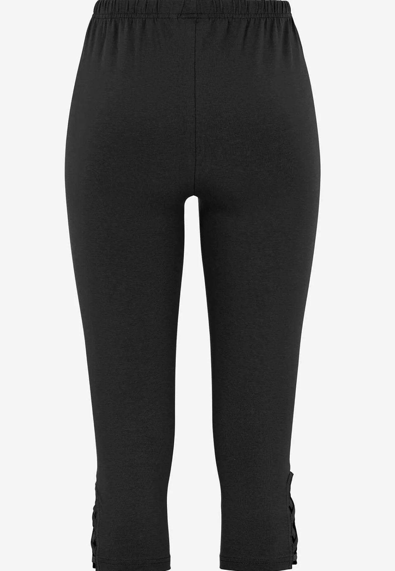 Caprileggings|Flerpak Leggings-Cellbes of Sweden Capri leggings med dejlige detaljer 2-pack Blå + Sort