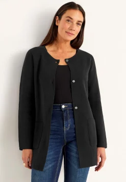 Cardiganer|Cardiganer-Cellbes of Sweden Cardigan i bomuld Sort