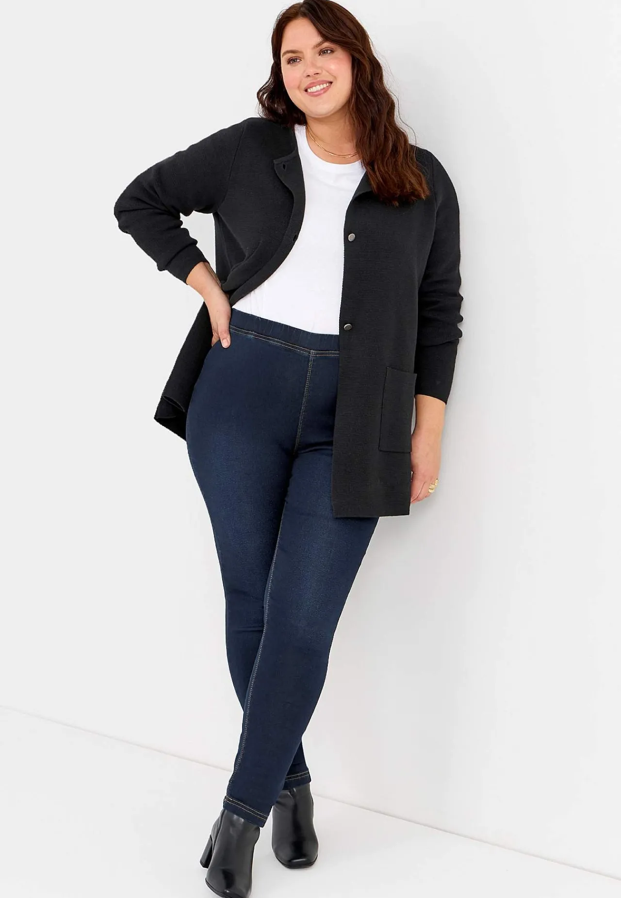 Cardiganer|Cardiganer-Cellbes of Sweden Cardigan i bomuld Sort