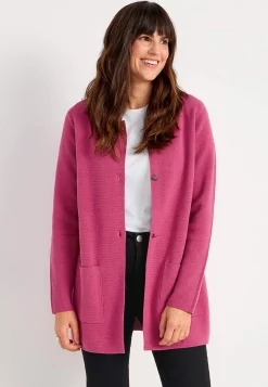 Cardiganer|Cardiganer-Cellbes of Sweden Cardigan i bomuld Cerise
