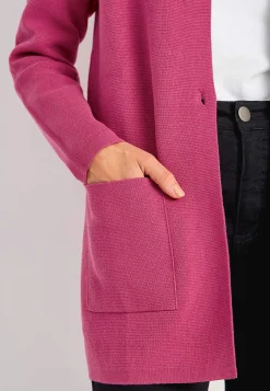 Cardiganer|Cardiganer-Cellbes of Sweden Cardigan i bomuld Cerise