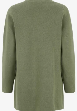Cardiganer|Cardiganer-Cellbes of Sweden Cardigan i bomuld Kakigrøn