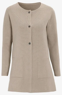 Cardiganer|Cardiganer-Cellbes of Sweden Cardigan i bomuld Beige