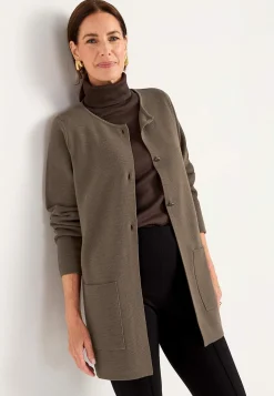 Cardiganer|Cardiganer-Cellbes of Sweden Cardigan i bomuld Nougat