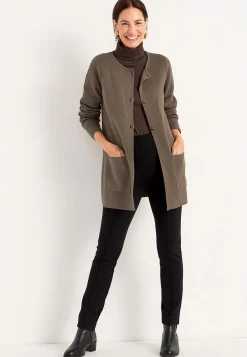 Cardiganer|Cardiganer-Cellbes of Sweden Cardigan i bomuld Nougat