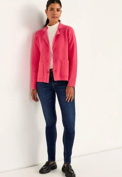 Cardiganer|Trøjer-Cellbes of Sweden Cardigan med knapper Cerise