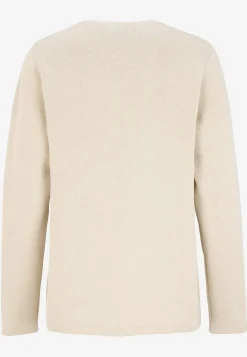 Cardiganer|Trøjer- Cardigan med knapper Beige