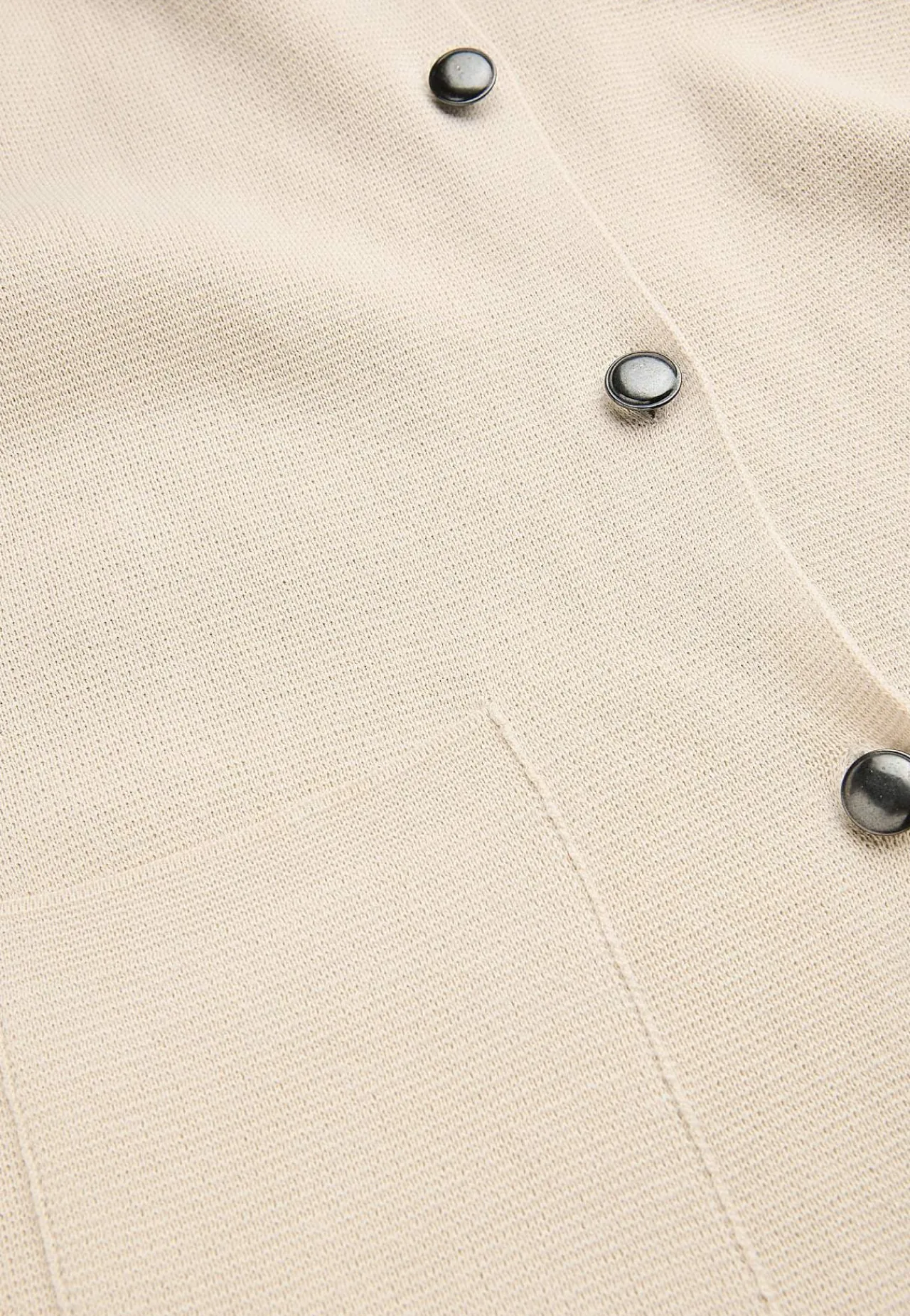 Cardiganer|Trøjer- Cardigan med knapper Beige