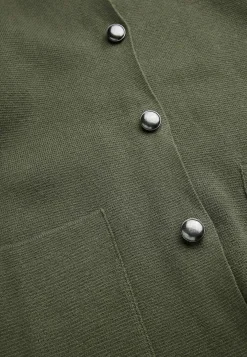 Cardiganer|Trøjer- Cardigan med knapper Grøn
