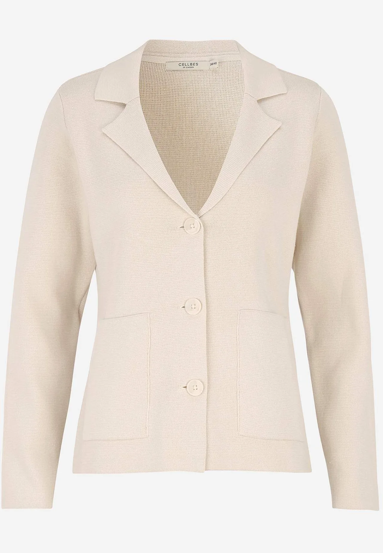 Cardiganer|Trøjer-Cellbes of Sweden Cardigan med knapper Beige