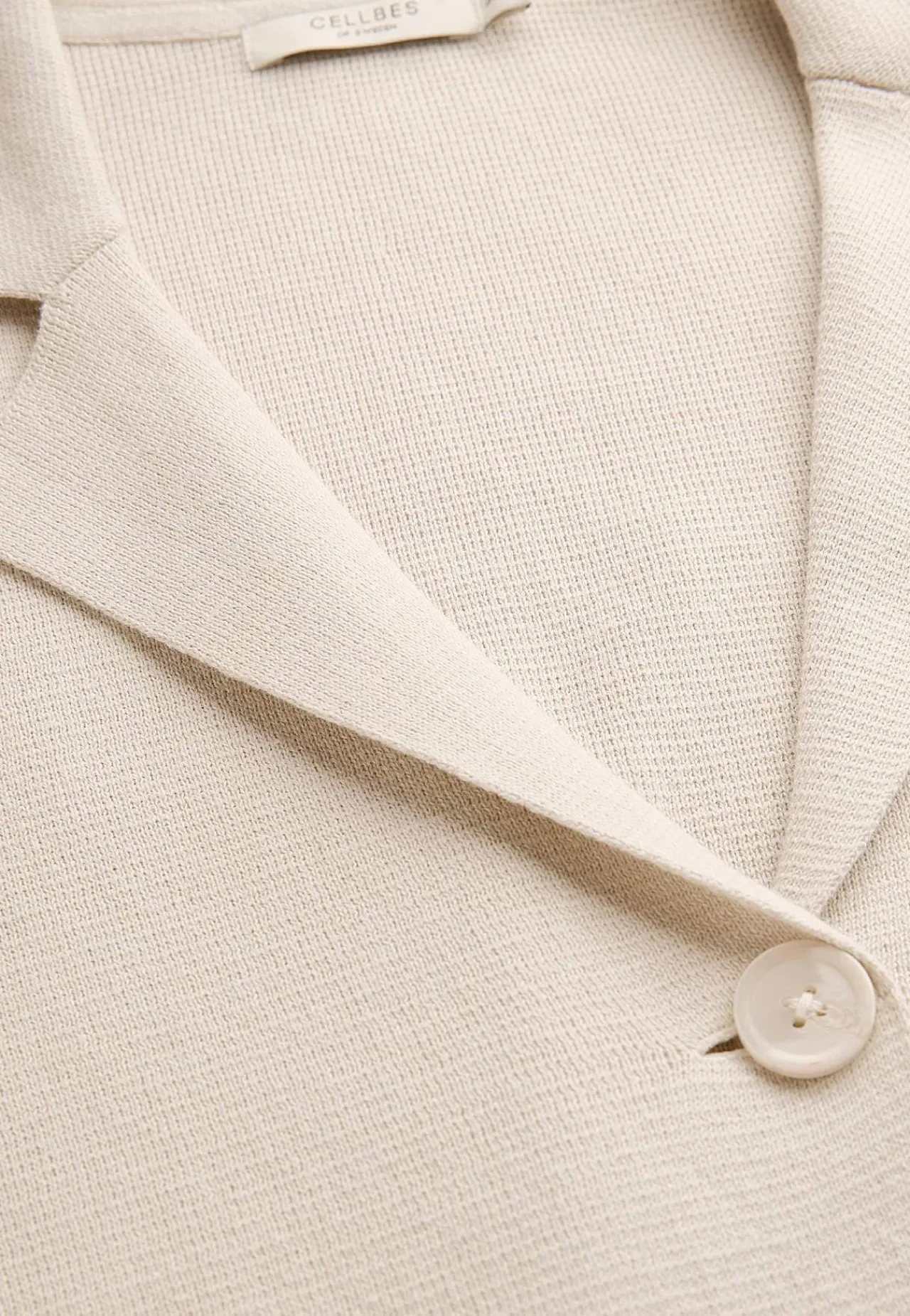 Cardiganer|Trøjer-Cellbes of Sweden Cardigan med knapper Beige