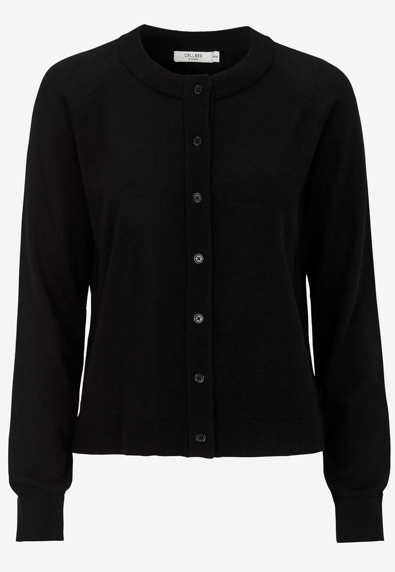 Cardiganer|Premium-Cellbes of Sweden Cardigan Premium i merinould Sort