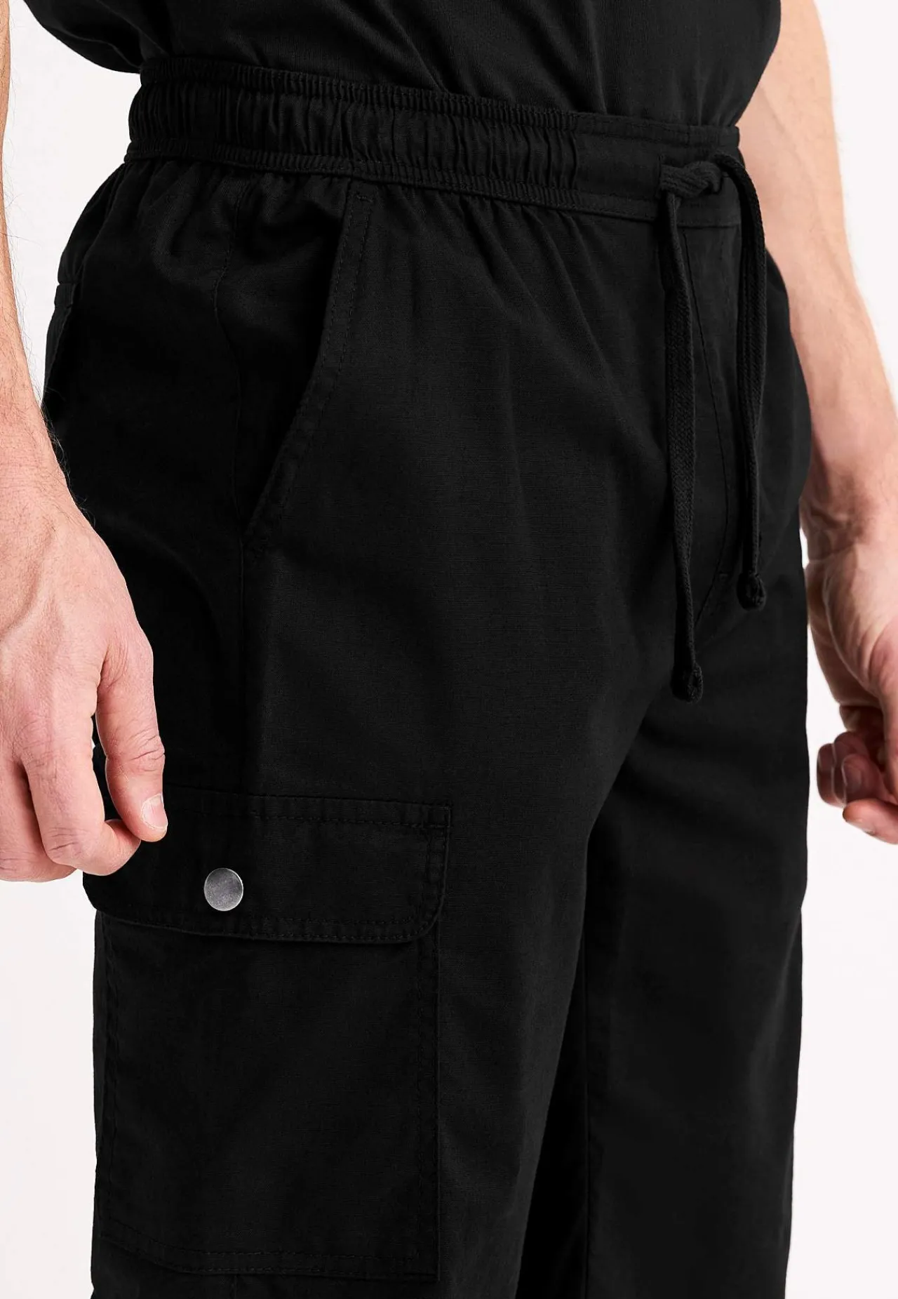 Bukser|Shorts-Cellbes of Sweden Cargo shorts med flere lommer Sort