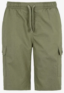 Bukser|Shorts-Cellbes of Sweden Cargo shorts med flere lommer Kakigrøn