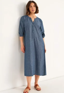 Denimkjoler|Denimkjoler-Cellbes of Sweden Cowboykjole med knapper | Cellbes