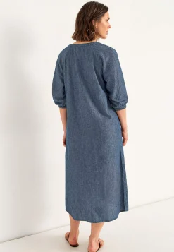 Denimkjoler|Denimkjoler-Cellbes of Sweden Cowboykjole med knapper | Cellbes