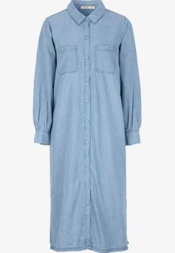 Denimkjoler|Denimkjoler- Cowboykjole med sidelommer | Cellbes