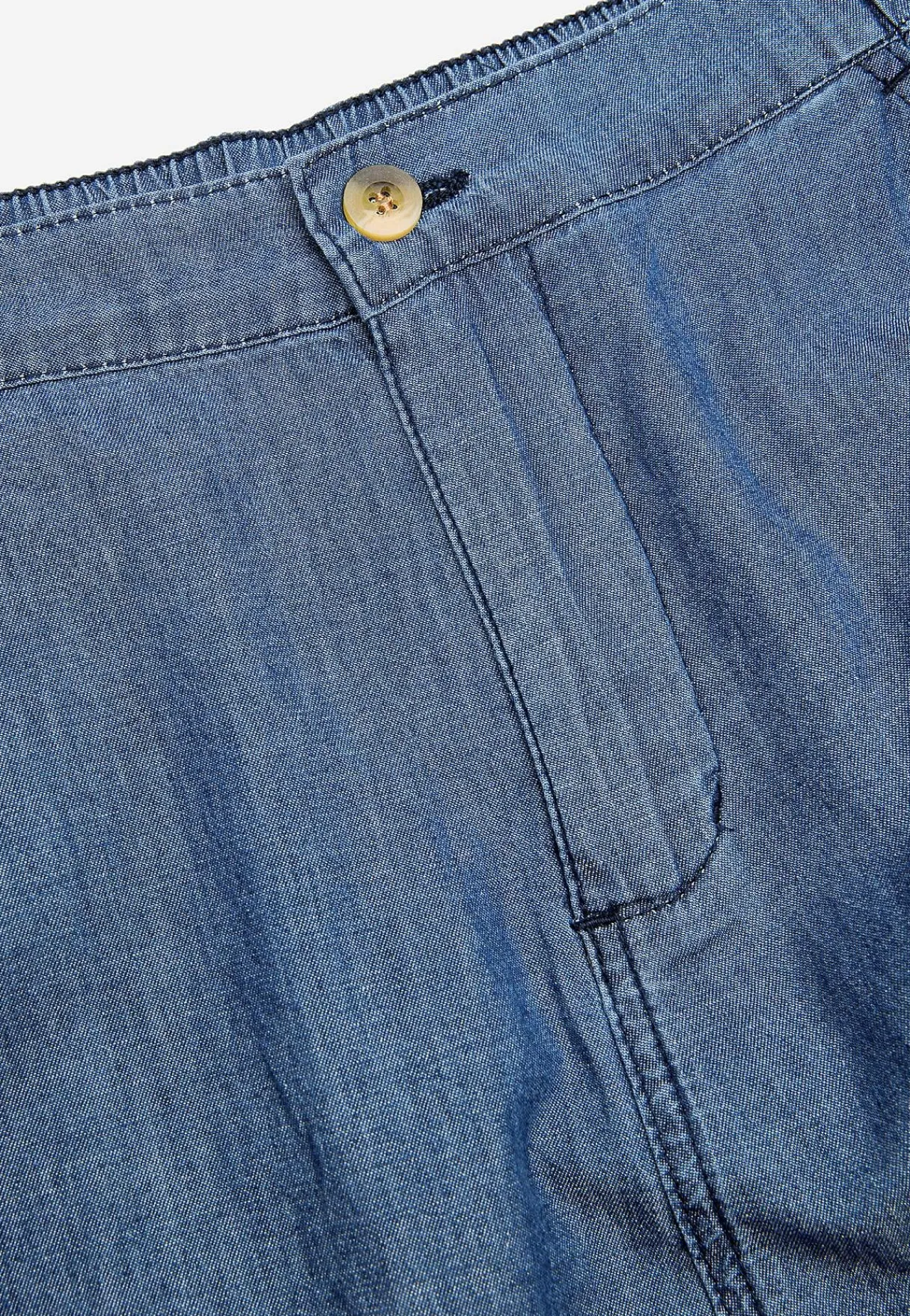Nederdele|Denimnederdele-Cellbes of Sweden Cowboynederdel med lommer Mellemblå Denim