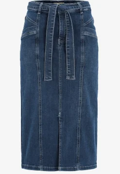 Nederdele|Denimnederdele-Soyaconcept Cowboynederdel med superstræk | Cellbes