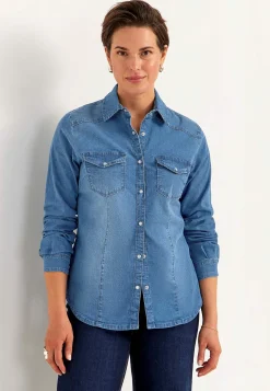Skjorter-Cellbes of Sweden Cowboyskjorte i lidt lettere denim | Cellbes
