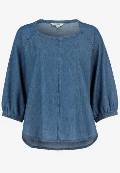 Denim|Denim-Toppe-Cellbes of Sweden Cowboyskjorte med brede ærmer | Cellbes