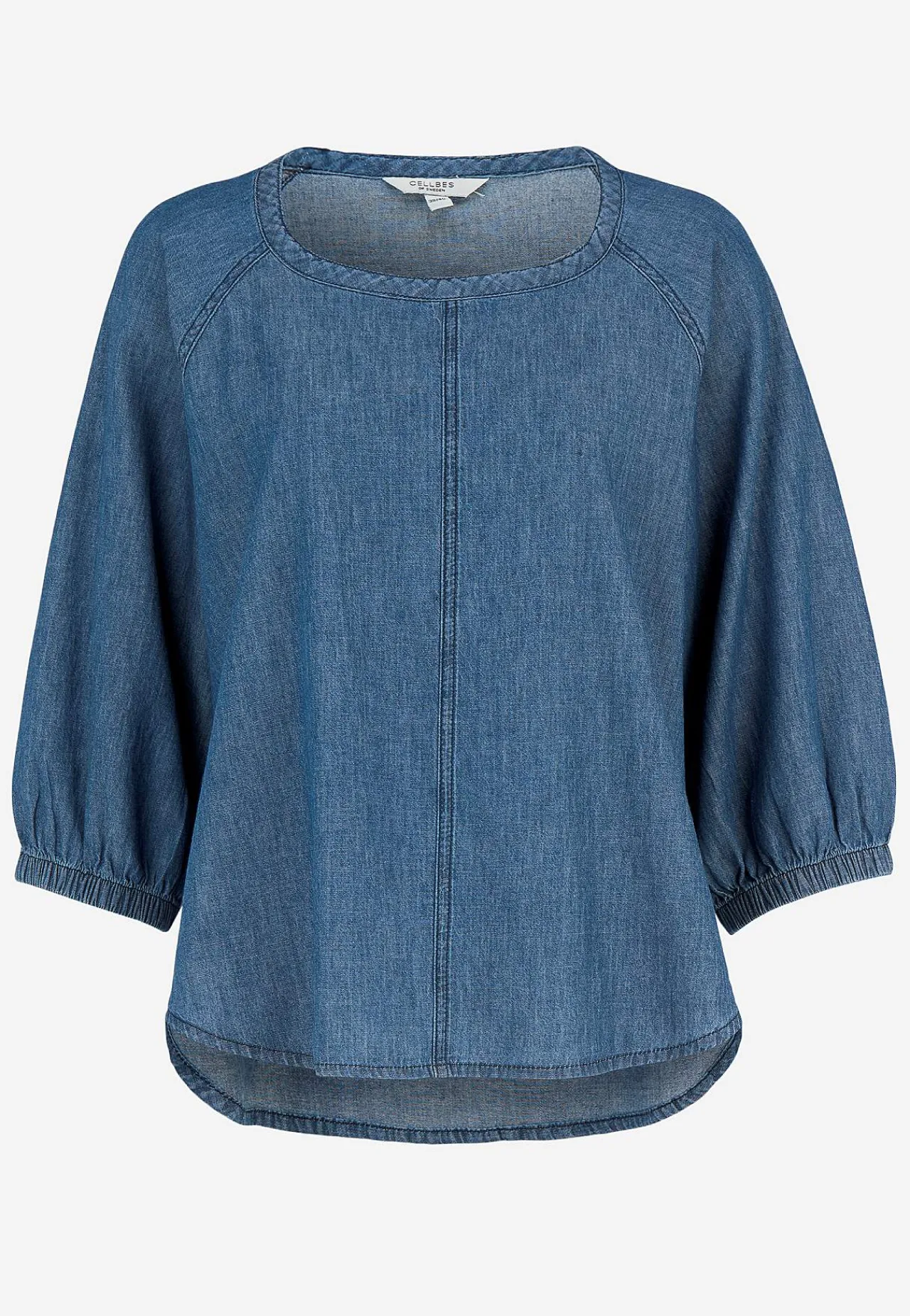Denim|Denim-Toppe-Cellbes of Sweden Cowboyskjorte med brede ærmer | Cellbes
