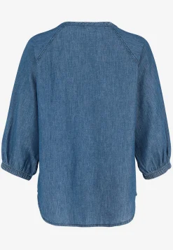Denim|Denim-Toppe-Cellbes of Sweden Cowboyskjorte med brede ærmer | Cellbes