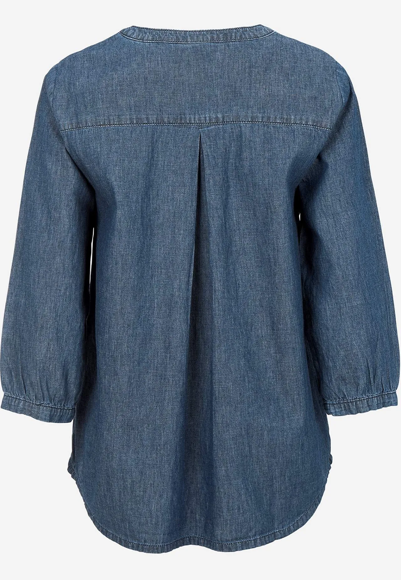 Denim|Denim-Toppe-Cellbes of Sweden Cowboyskjorte med brystlomme Mørkeblå / Denim