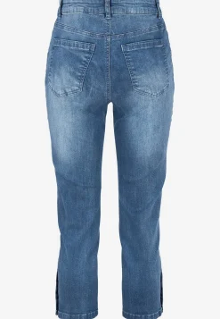 Forårsbukser|Capribukser- Crop jeans med design med fem lommer | Cellbes