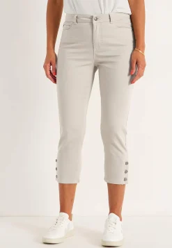 Forårsbukser|Capribukser-Cellbes of Sweden Crop jeans med design med fem lommer | Cellbes
