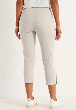 Forårsbukser|Capribukser-Cellbes of Sweden Crop jeans med design med fem lommer | Cellbes