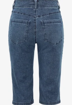 Forårsbukser|Capribukser-Cellbes of Sweden Crop jeans med superstræk Sara Mellemblå / Denim