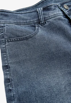 Forårsbukser|Capribukser-Cellbes of Sweden Crop jeans med superstræk Sara Mellemblå / Denim